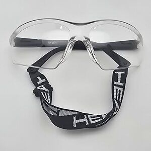 Head Impulse Racquetball Safety Glasses Goggles w/ Retainer HP Z87.1 71-17-122